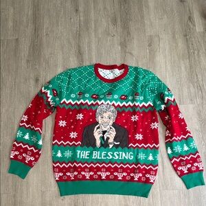 Festive Red and Green Sweater